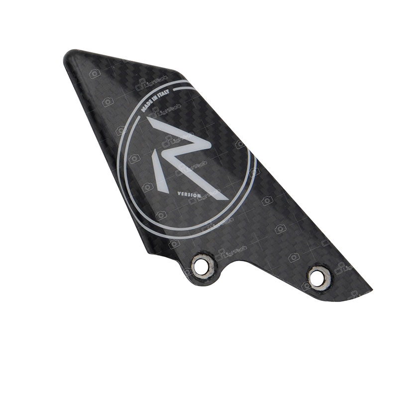 Heel Guard - Brake Side- White Logo