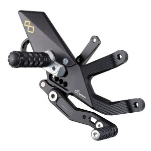 Adjustable Rear Sets With Fixed Foot Pegs