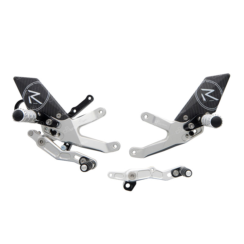 R Version Rear Sets / Silver