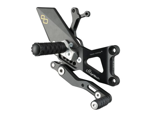 Adjustable Rear Sets With Fixed Foot Pegs