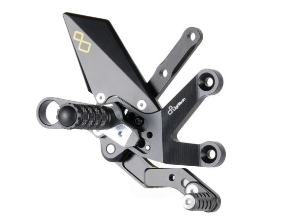 Adjustable Rear Sets With Fixed Foot Pegs