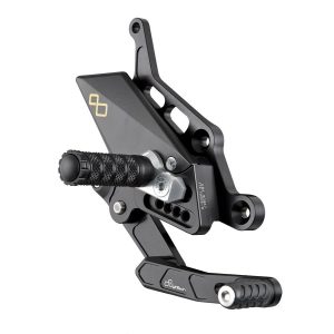 Adjustable Rear Sets With Fixed Foot Pegs